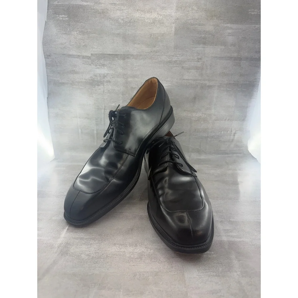 Rockport Men Black Leather Split Toe Oxford Dress Shoes APM12351 Size 15M
